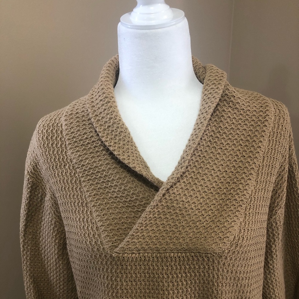 Cowl neck knit sweater